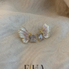 Butterfly zircon ring