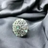 mint stone zircon ring